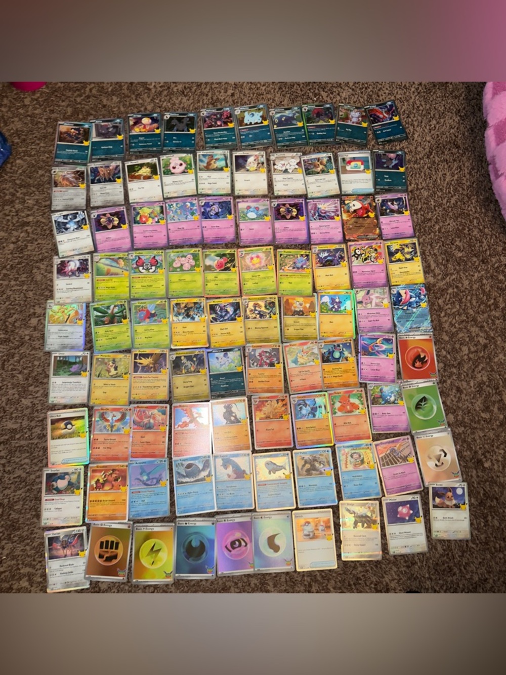 Pokemon 30th Celebration Bulk Card Lot of 100